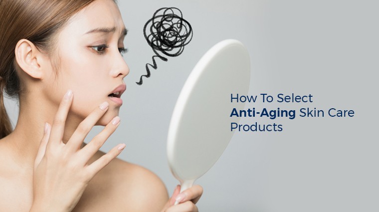 Select anti-aging skin care products