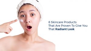 Radiant look skincare products
