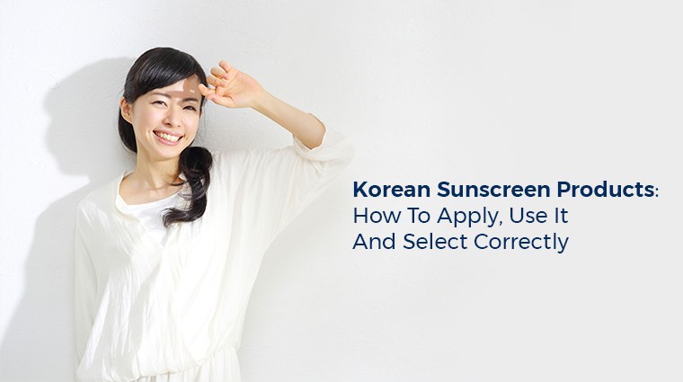 Korean sunscreen products