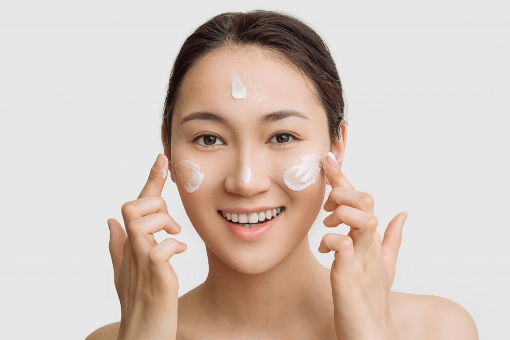 Korean moisturizing skincare step